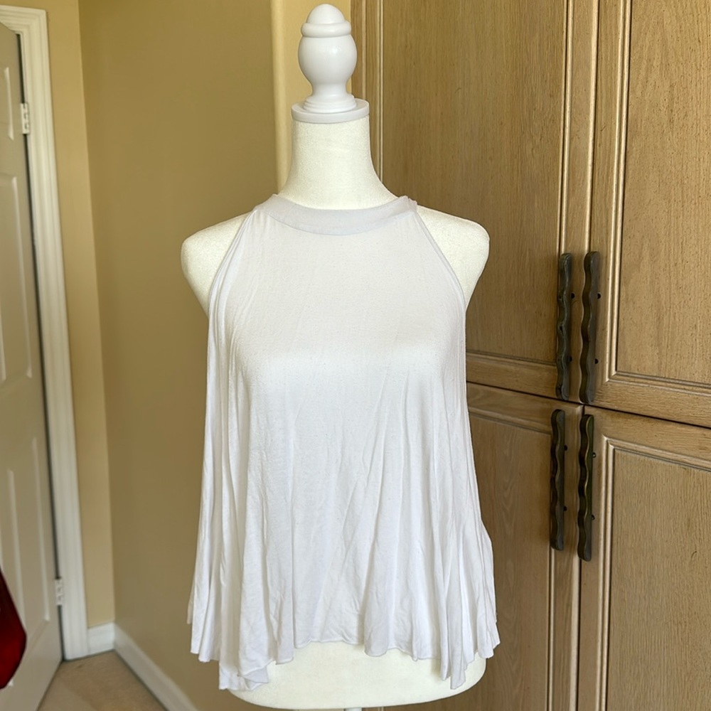 Urban Outfitters White Halter Tank Top
